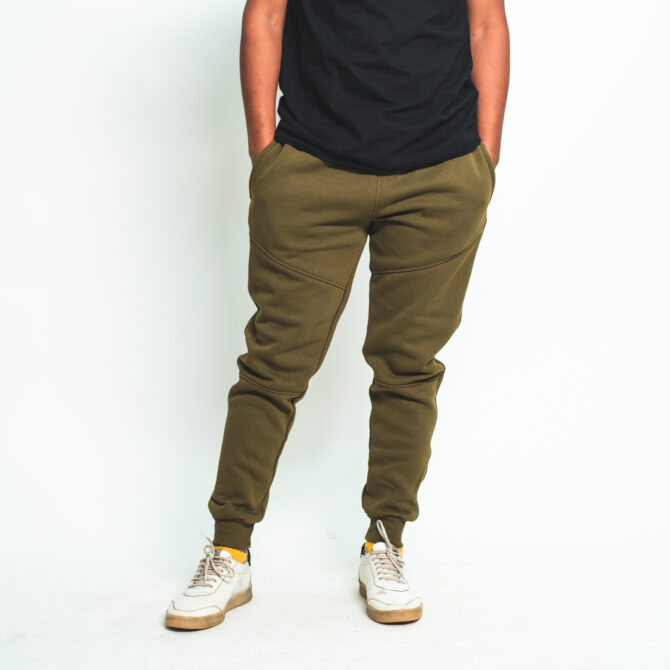 hills and clouds signature joggers(Army Green)